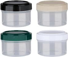 ALPINA Lebensmittelbehälter, Ø4,6x3,5cm, 35ml, 4er Set, farblich sortiert
