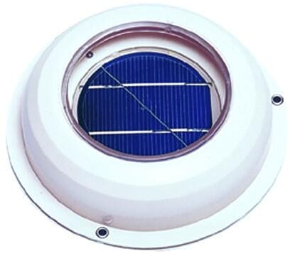 Lilie Solar-Ventilator, weiß