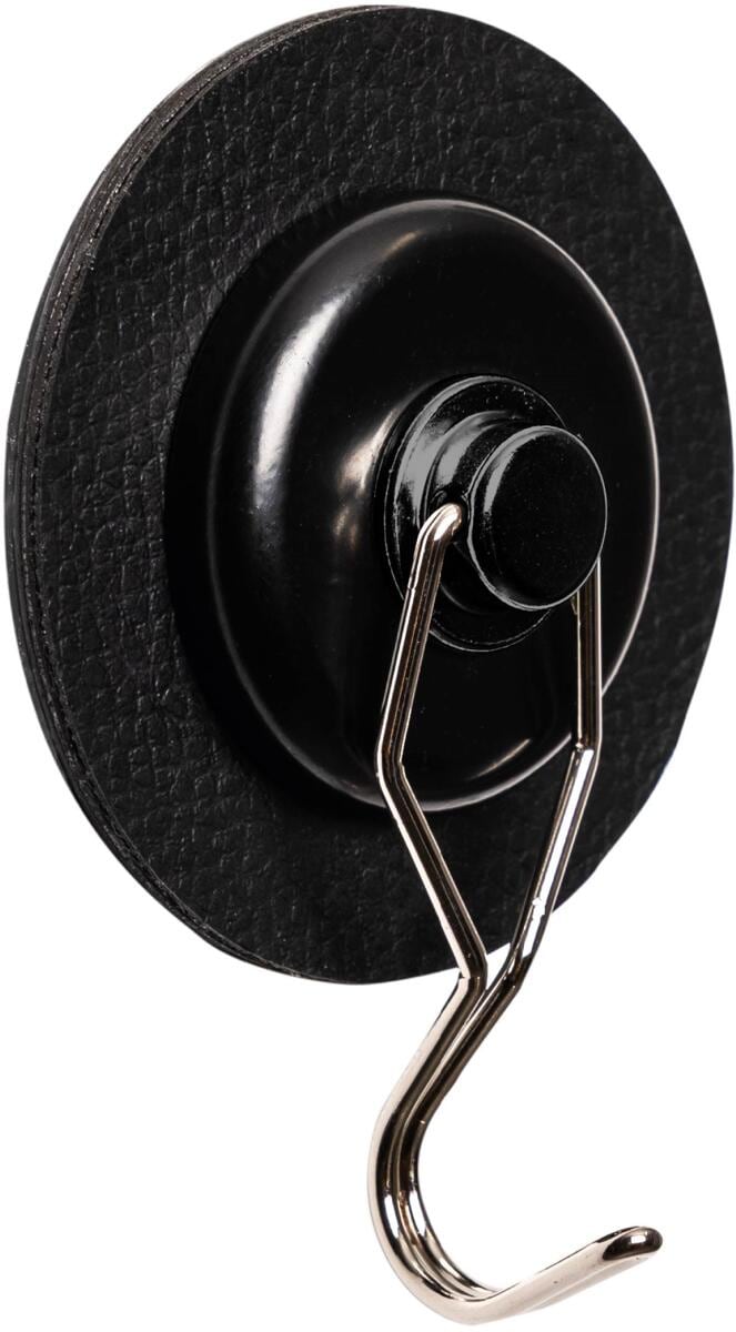silwy Magnet-Haken THE ONE inkl. Metall-Nano-Gel-Pad, schwarz
