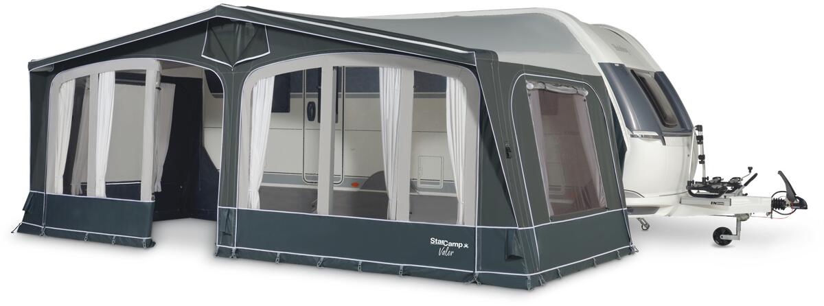 StarCamp Valor Air Vorzelt, (Gr.14), 975-1000cm, anthrazit/grau