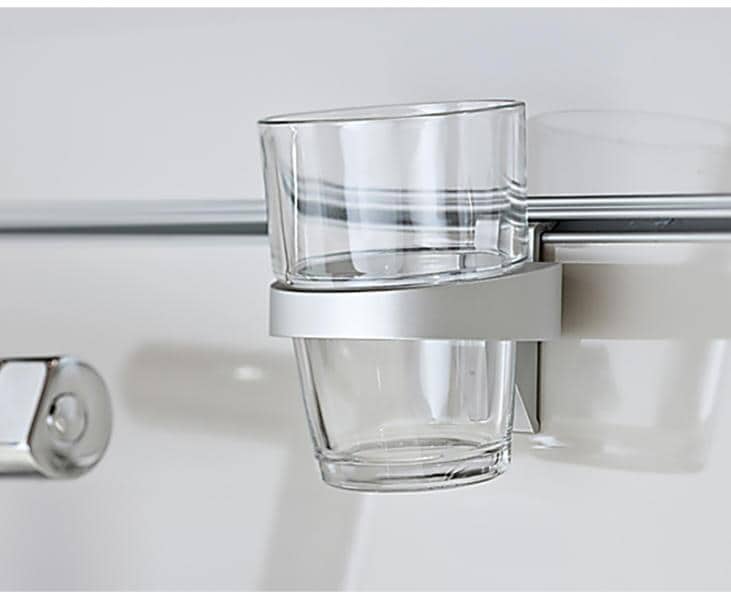 Häfele Gläserhalter für 1 Glas, silber