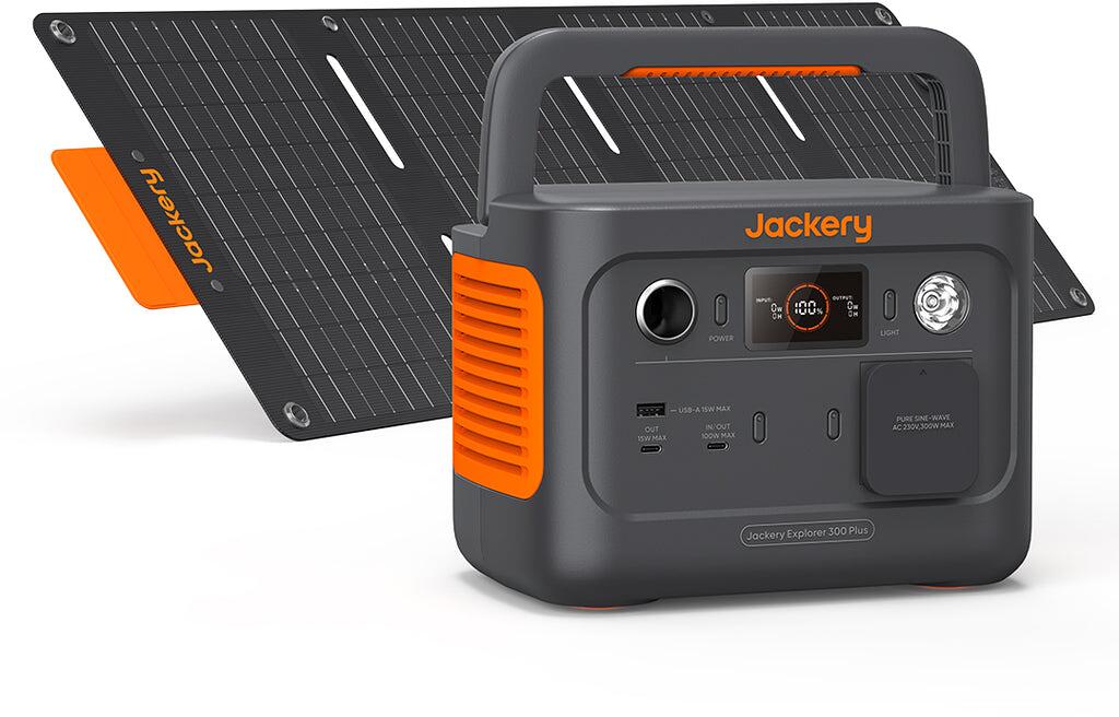 Jackery Explorer 300 Plus Powerstation+ 40W Mini Solarpannel bei 