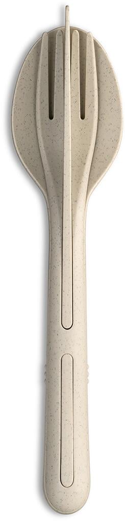 Koziol Klikk Besteckset, 3-teilig, nature desert sand