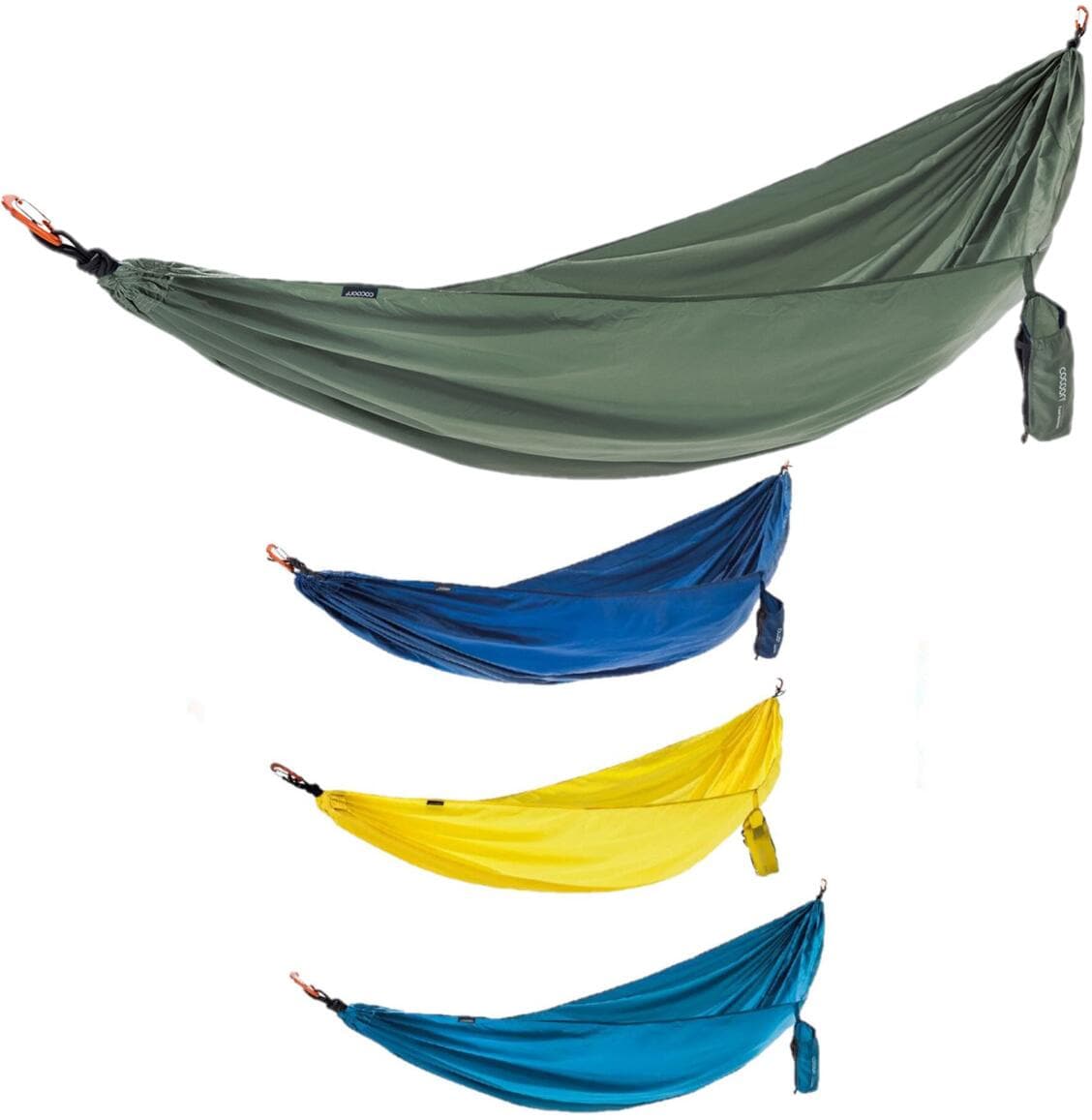 Cocoon Reise-Hängematte Single - Blau Mit Karabinern