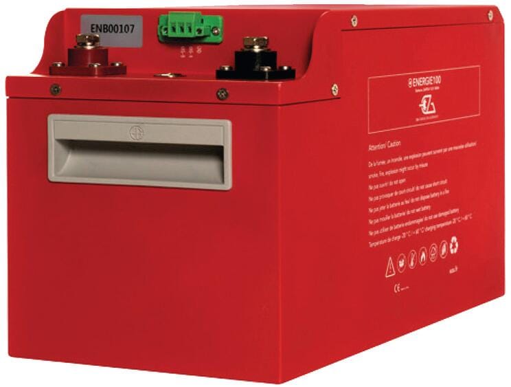 EZA ENERG-E100 Lithium Batterie, mit Metallgehäuse, 100 Ah