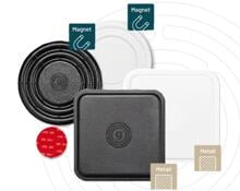 Gelmags Nano-Gel Untersetzer mit MagUp-Pad S, Ø 7cm, eckig