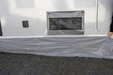 Radkastenabdeckung für Wohnwagen, Single, 75x52cm