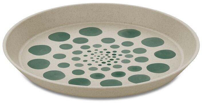 Koziol Connect Monstera Dots Teller, 20,5cm, 4er Set