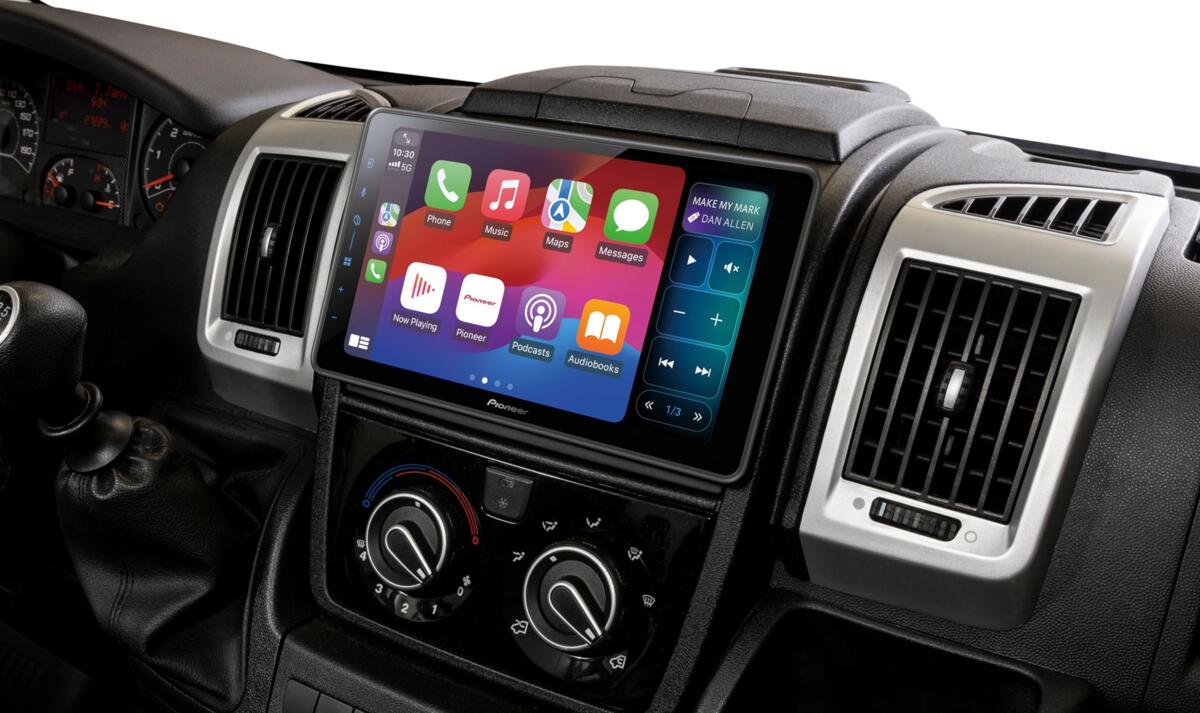 Pioneer SPH-EVO98DAB-C-D7 Mediacenter mit 9"-Touchscreen, inkl. Camper Navigations App, Einbaukit für Fiat Ducato 7