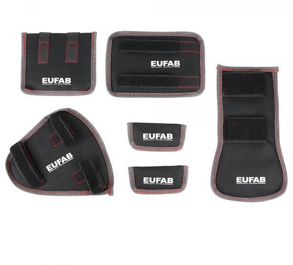 Eufab Fahrradtransportschutz, schwarz/rot