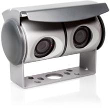 Caratec Safety CS100TU Twin-Kamera mit 2-fach Umschaltbox, silber