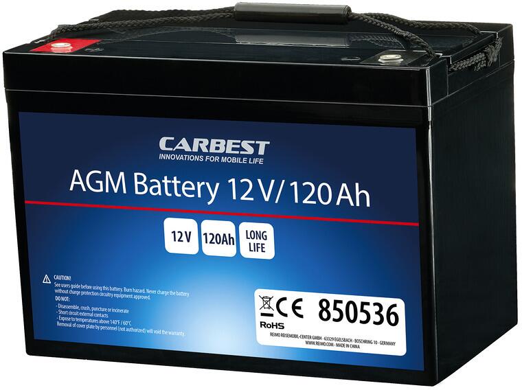 Carbest Deep-Cycle AGM Power Line Batterie 120Ah