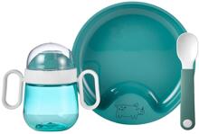 Mepal Mio Babygeschirr-Set, 3-teilig, deep turquoise