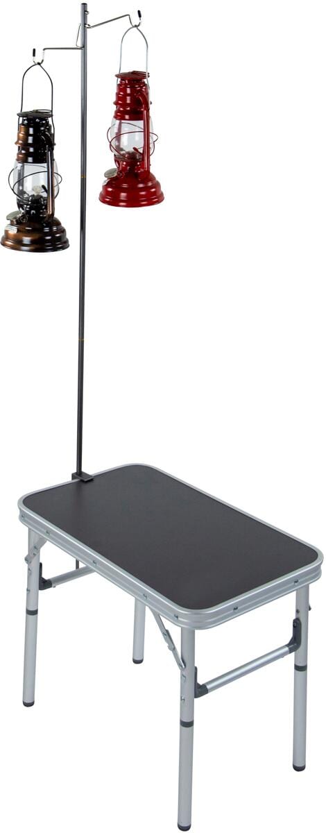 WOURRD Faltbarer Lampenständer Aus Alulegierung - Hängeleuchthalter Für Camping & Schreibtisch - 270° Schwenkbar