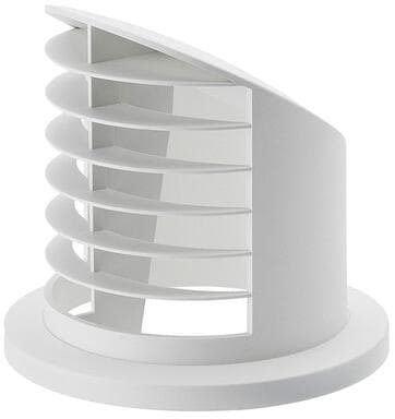 Eberspächer Ausströmer hoch 90° für Standheizung Airtronic D2, Ø50/60mm, weiß