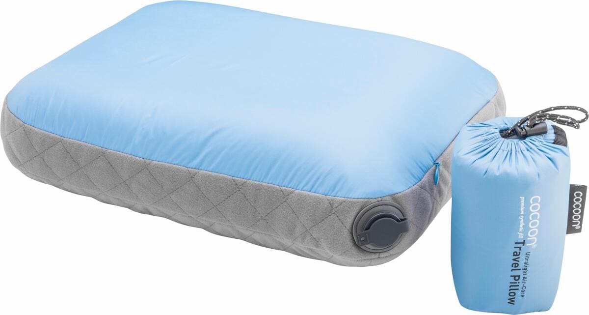 Cocoon Air Core Ultralight Luftkissen, 28x38cm, light-blue/grey