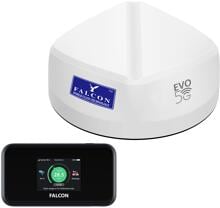 Falcon EVO 5G LTE Dachantenne, inkl. mobilem 5G Cat 22 Router, 1800Mbit