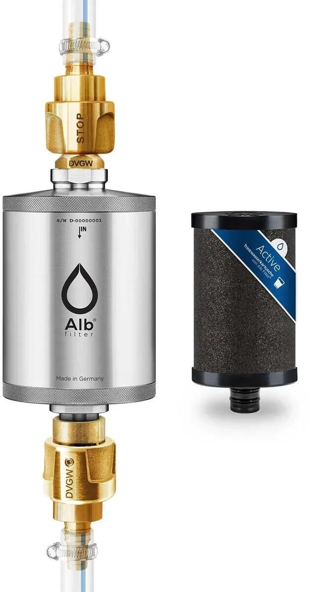 Alb Filter TRAVEL Active Trinkwasserfilter, Festeinbau, edelstahl natur