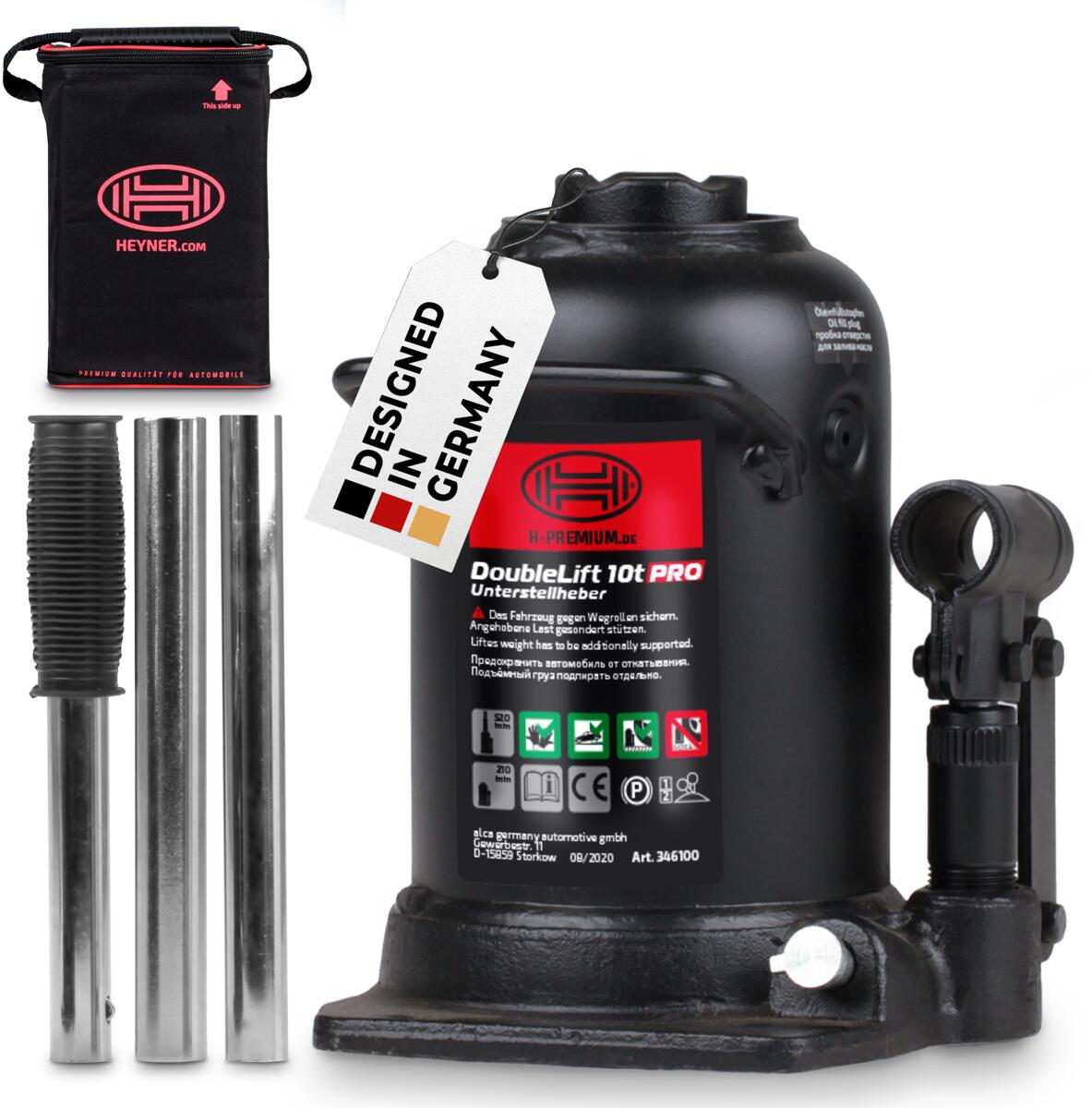Heyner Premium hydraulischer Unterstellheber 3-stufig 12t