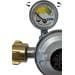 CFH Gasdruckregler mit Manometer, Füllstandsanzeige & Strömungswächter, 50mbar, 1,5 kg/h (Einsatz: Camping)