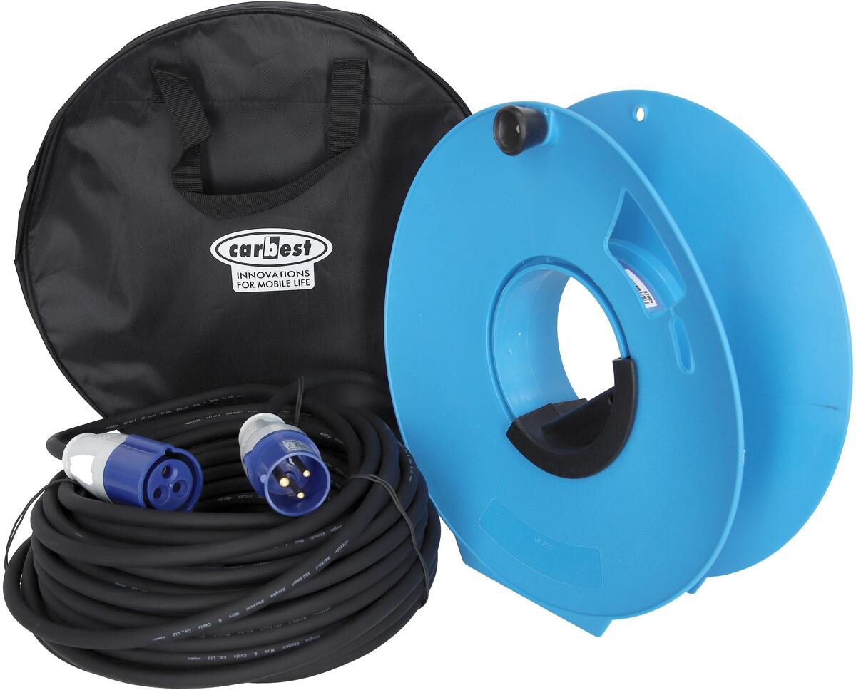 Kabel-set, inkl, Kabeltrommel, 25m Kabel