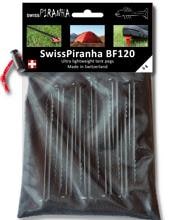 Swiss Piranha Zeltheringe BF120, 10 Stück