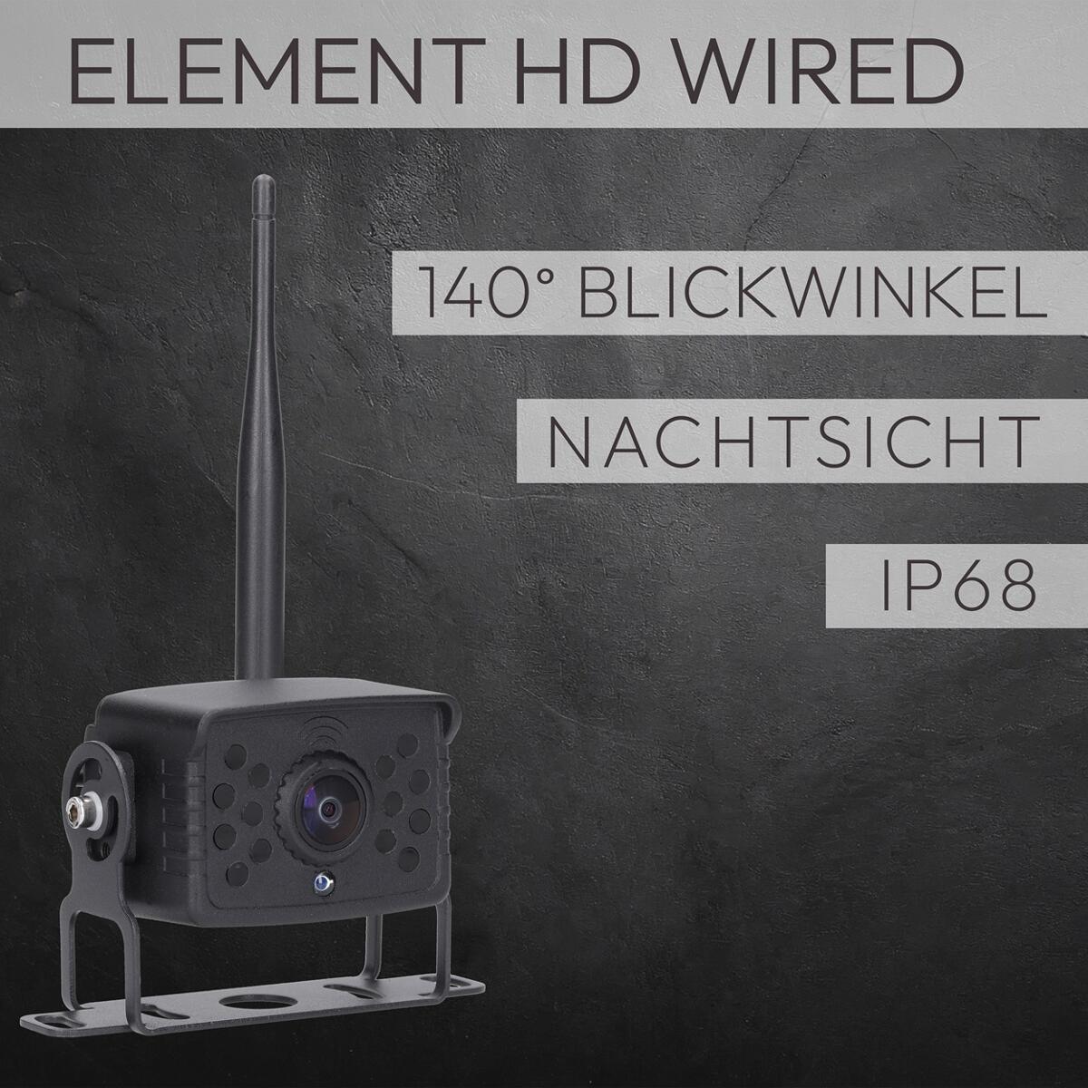Rückfahrkamera HD 140° Rückfahrkamera für Auto SUV Wohnmobil Caravan Van Pick