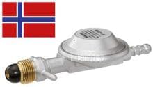 GOK Gasdruckregler Standard für Norwegen (US-POL x G 1/4LH-KN), 1,5kg/h, 29mbar
