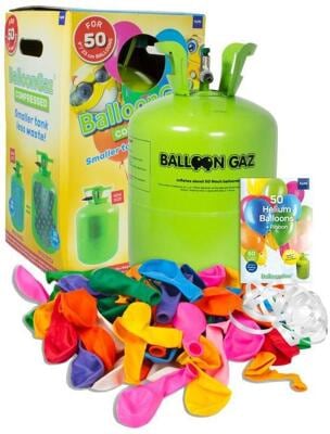 Balloon Time Helium-Ballon-Kit, 50 Luftballons