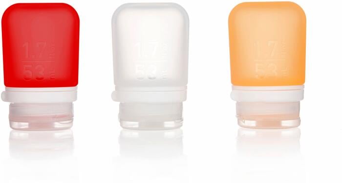 humangear GoToob+ Fläschchen, 3x53ml, rot/orange