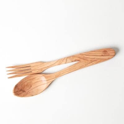Bérard Contour Salatbesteck, Olivenholz
