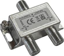 Megasat Sat-Verteiler, 2-fach, silber