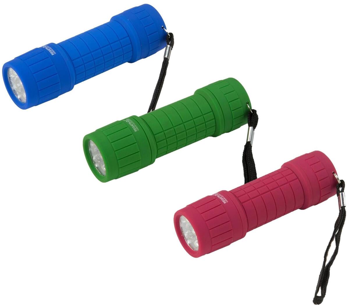 Regatta 9-LED-Taschenlampe, mehrfarbig