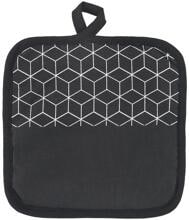 Metaltex Topflappen, 2 Stück, schwarz
