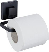 WENKO Quadro Vacuum-Loc® Toilettenpapierhalter, schwarz