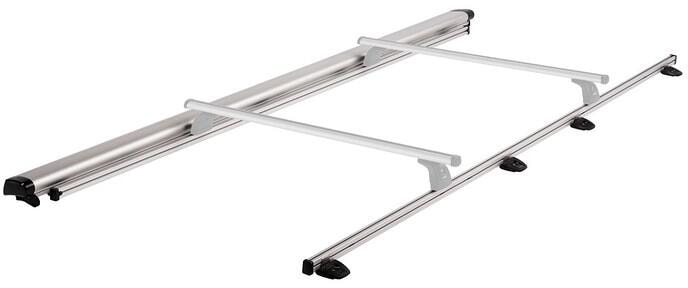 Thule SmartClamp für Fiat Ducato (H2L4), Längsschienen 378cm mit Markisenpaket