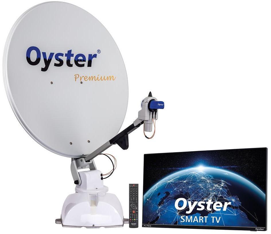 TenHaaft Oyster 65 Premium Satanlage, Single Skew inkl. Smart TV 21,5 ...