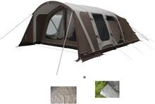 Outwell Alabama 6 Air TC Luftzelt, 6-Personen, 400x640cm, braun inkl. Teppich + Bodenplane - Camping Wagner Edition