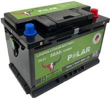 BullTron Polar Lithium-Batterie, inkl. Smart BMS mit Bluetooth App, 50Ah, 24V
