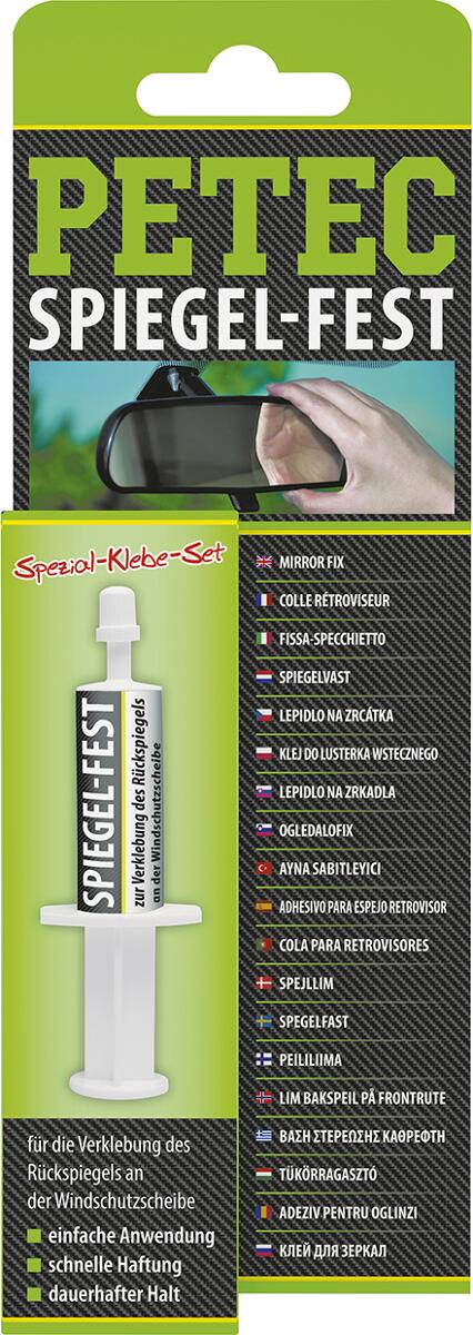 Petec Spiegel-Fest Klebe-Set