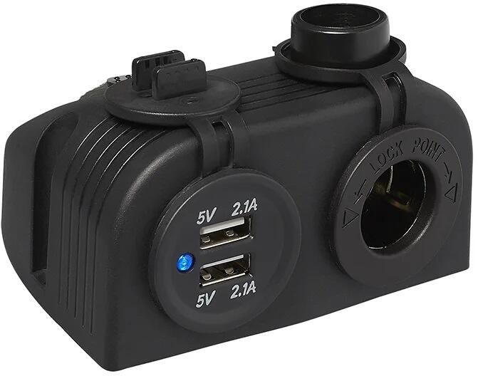 Pro Plus DIN und USB-A Steckdosen Aufbau Kit, 2x2100mA