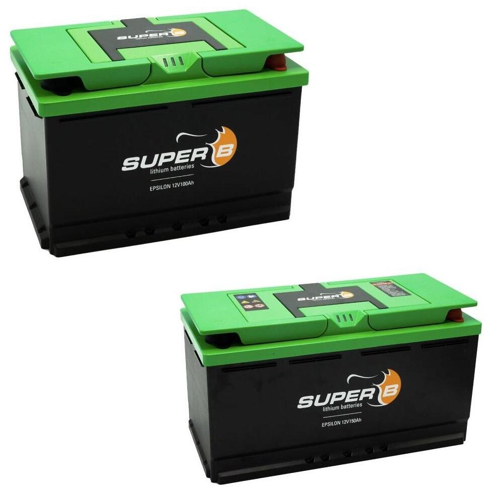 SUPER B Batterie Lithium Epsilon 150Ah 12V Camping Car Bateau