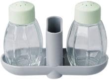 Fackelmann Eco Salz- & Pfefferstreuer mit Zahnstocherhalter
