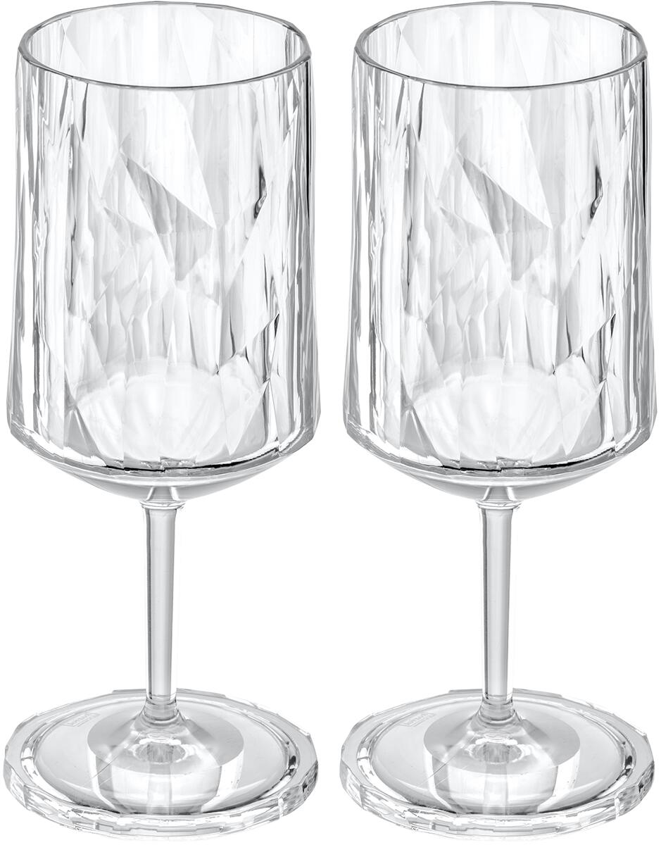 Koziol Club Superglas, No.4 Weinglas, 300ml, 2er Set