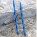 BasicNature Zelthering Steady, 30 cm, 4er-Pack, blau