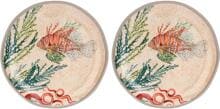 Rose & Tulipani Sea Life Obst-Teller, 2er-Set