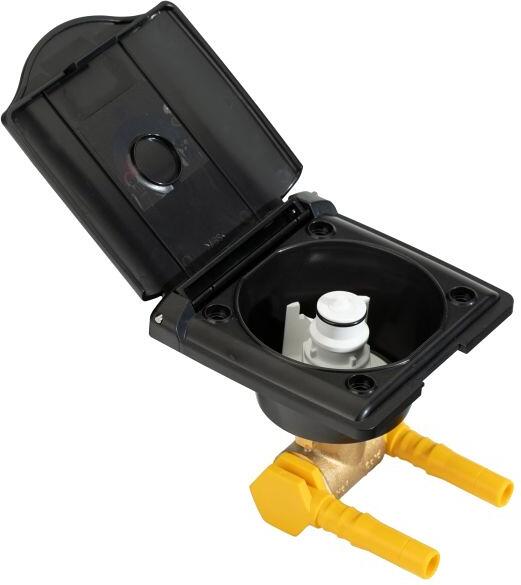 Lilie Externer Duschanschluss, 10mm, schwarz
