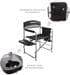 KingCamp Deluxe-Regiestuhl, Seitentisch & Organizer