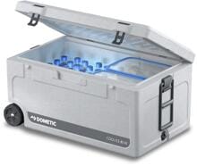 Dometic Cool-Ice CI 85W Kühlbox mit Rollen, 86l, hellgrau