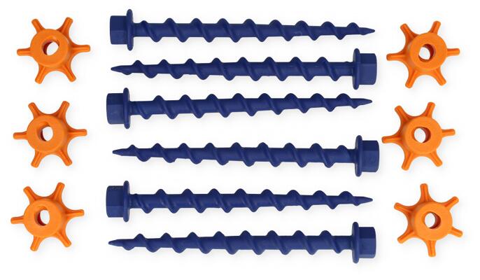 Peggy Peg Peg&Stop Schraubheringe, 6er-Set